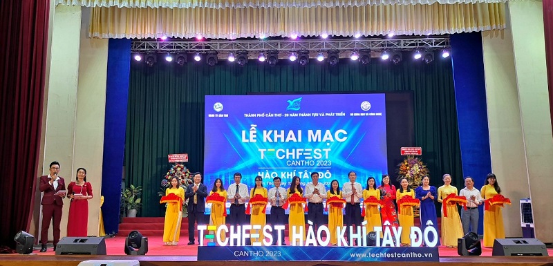 Khai mạc Ngày hội khởi nghiệp đổi mới sáng tạo thành phố Cần Thơ năm 2023 - TECHFEST CANTHO 2023